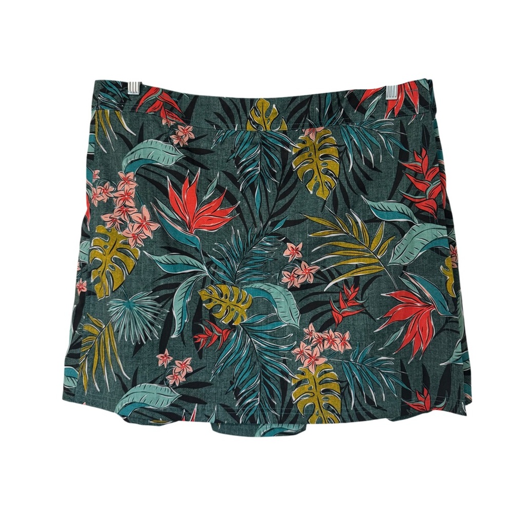 RipSkirt Hawaii Womens Wrap Skirt‎ XXL Tropical Floral Beach Coverup Adjustable